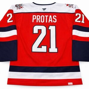 #21 Aliaksei Protas Screaming Eagles Washington Capitals Jersey